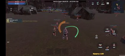 Faction pilots advancing between rocky outcrops in the open PVP world